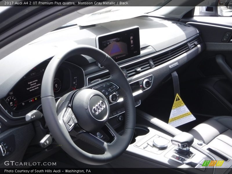 Monsoon Gray Metallic / Black 2017 Audi A4 2.0T Premium Plus quattro