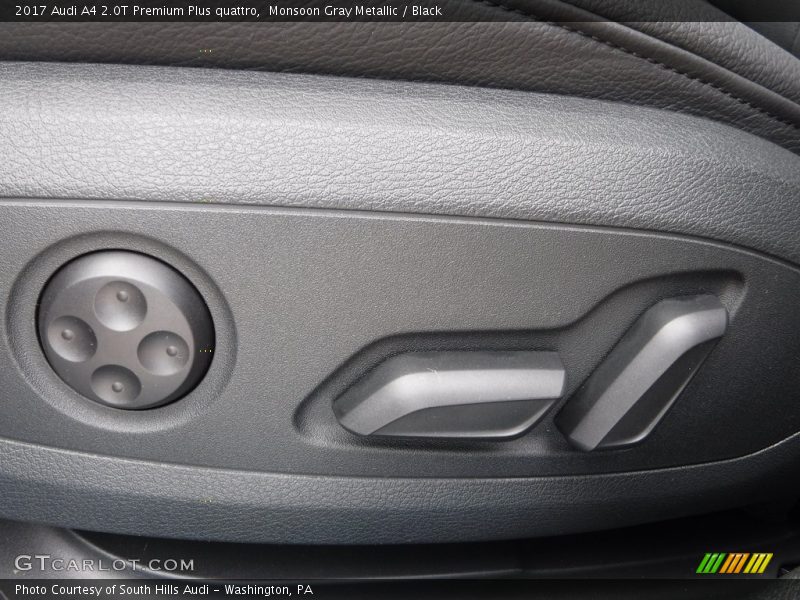 Monsoon Gray Metallic / Black 2017 Audi A4 2.0T Premium Plus quattro