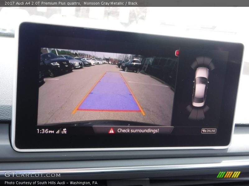 Monsoon Gray Metallic / Black 2017 Audi A4 2.0T Premium Plus quattro