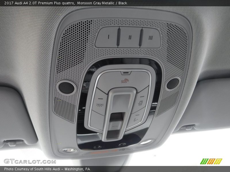 Monsoon Gray Metallic / Black 2017 Audi A4 2.0T Premium Plus quattro