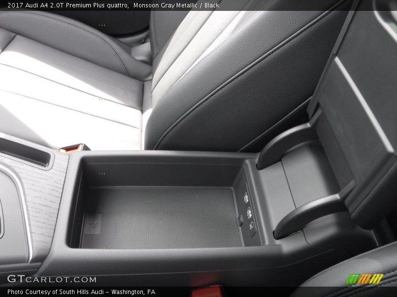 Monsoon Gray Metallic / Black 2017 Audi A4 2.0T Premium Plus quattro
