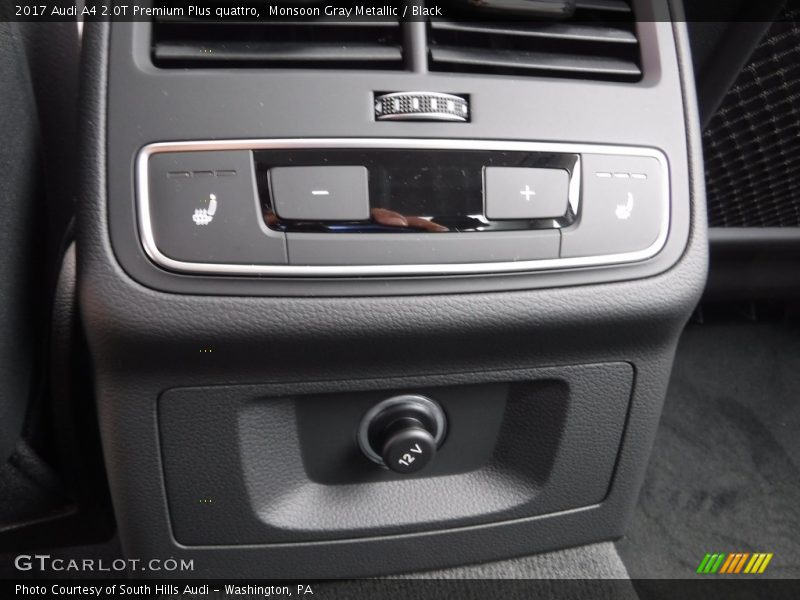 Monsoon Gray Metallic / Black 2017 Audi A4 2.0T Premium Plus quattro