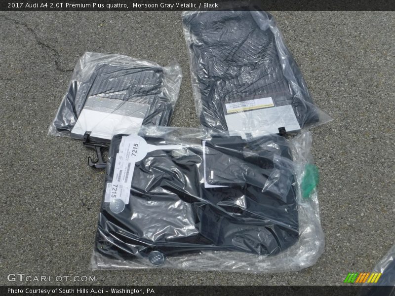 Monsoon Gray Metallic / Black 2017 Audi A4 2.0T Premium Plus quattro