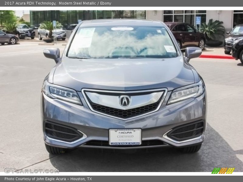 Modern Steel Metallic / Ebony 2017 Acura RDX Technology