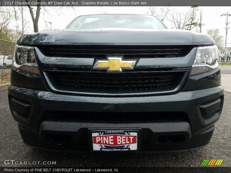 Graphite Metallic / Jet Black/­Dark Ash 2017 Chevrolet Colorado WT Crew Cab 4x4