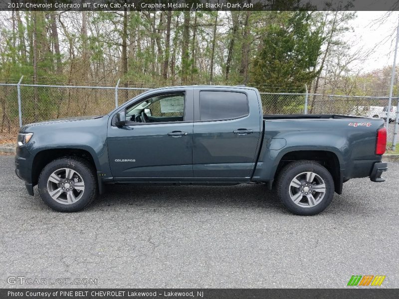 Graphite Metallic / Jet Black/­Dark Ash 2017 Chevrolet Colorado WT Crew Cab 4x4