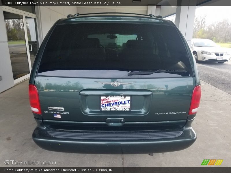 Shale Green Metallic / Taupe 2000 Chrysler Town & Country Limited