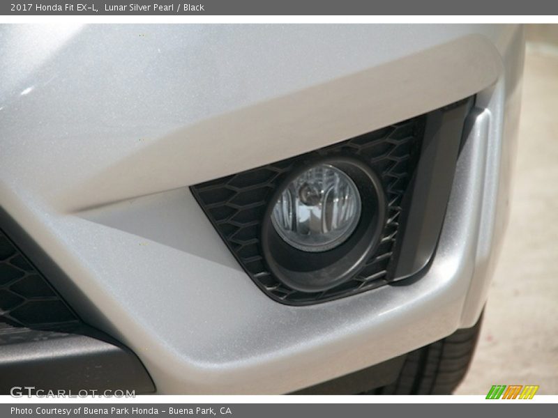 Lunar Silver Pearl / Black 2017 Honda Fit EX-L