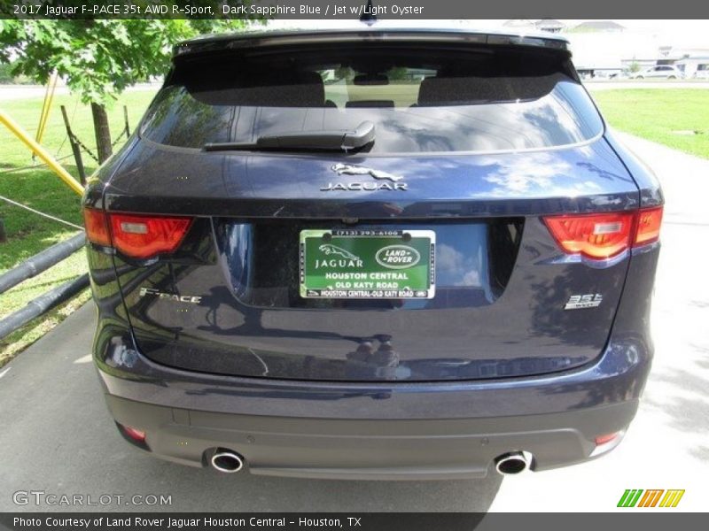 Dark Sapphire Blue / Jet w/Light Oyster 2017 Jaguar F-PACE 35t AWD R-Sport