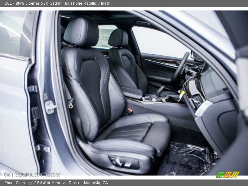 Bluestone Metallic / Black 2017 BMW 5 Series 530i Sedan