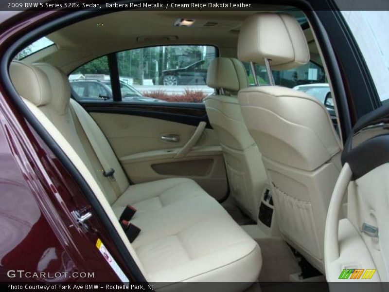 Barbera Red Metallic / Cream Beige Dakota Leather 2009 BMW 5 Series 528xi Sedan