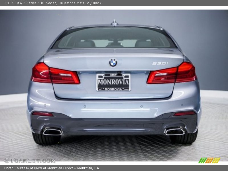 Bluestone Metallic / Black 2017 BMW 5 Series 530i Sedan