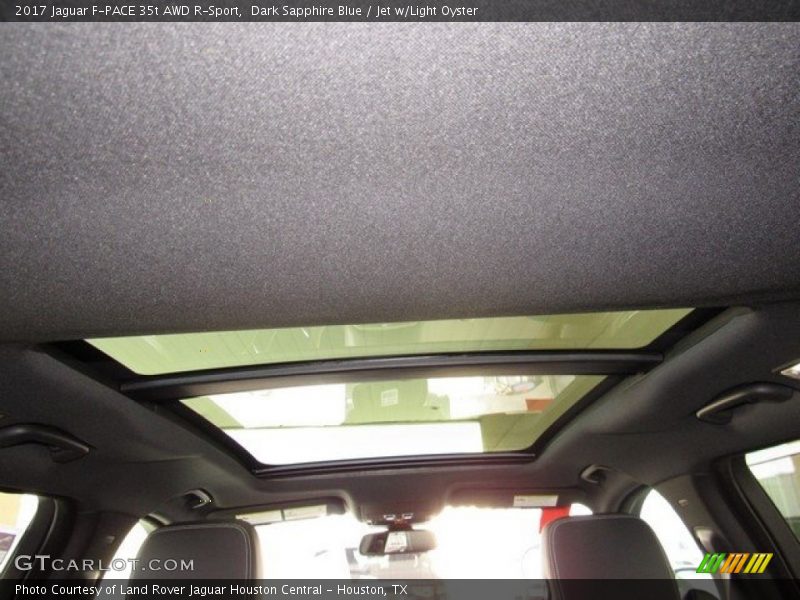 Dark Sapphire Blue / Jet w/Light Oyster 2017 Jaguar F-PACE 35t AWD R-Sport