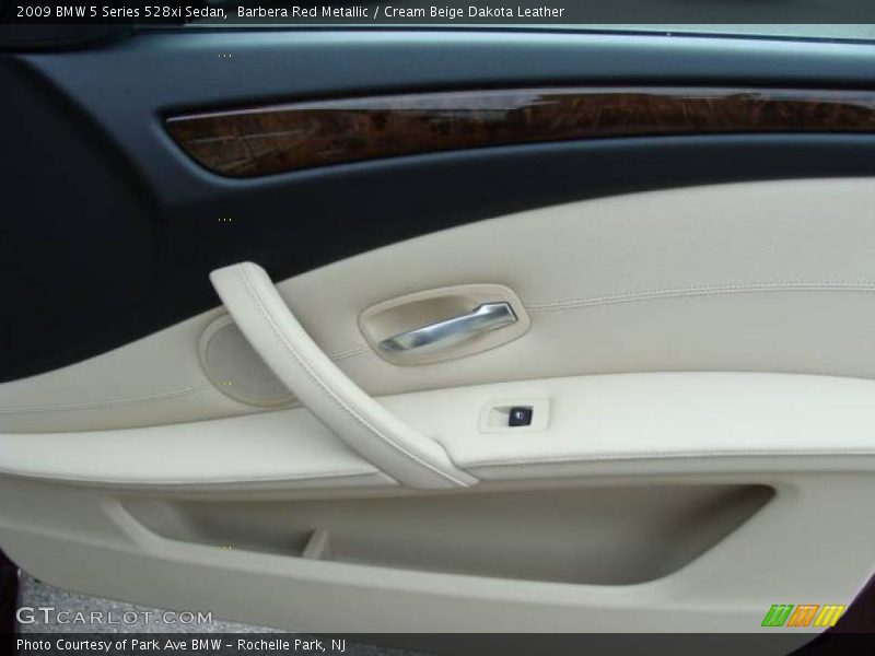 Barbera Red Metallic / Cream Beige Dakota Leather 2009 BMW 5 Series 528xi Sedan
