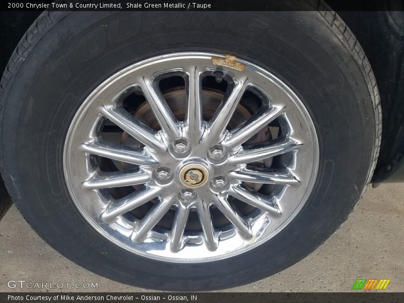 Shale Green Metallic / Taupe 2000 Chrysler Town & Country Limited