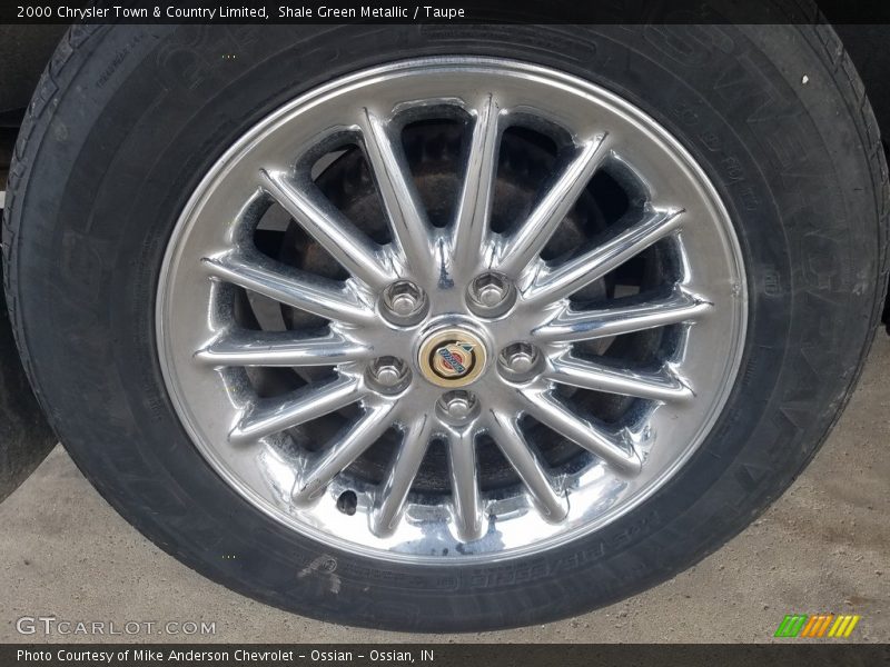 Shale Green Metallic / Taupe 2000 Chrysler Town & Country Limited