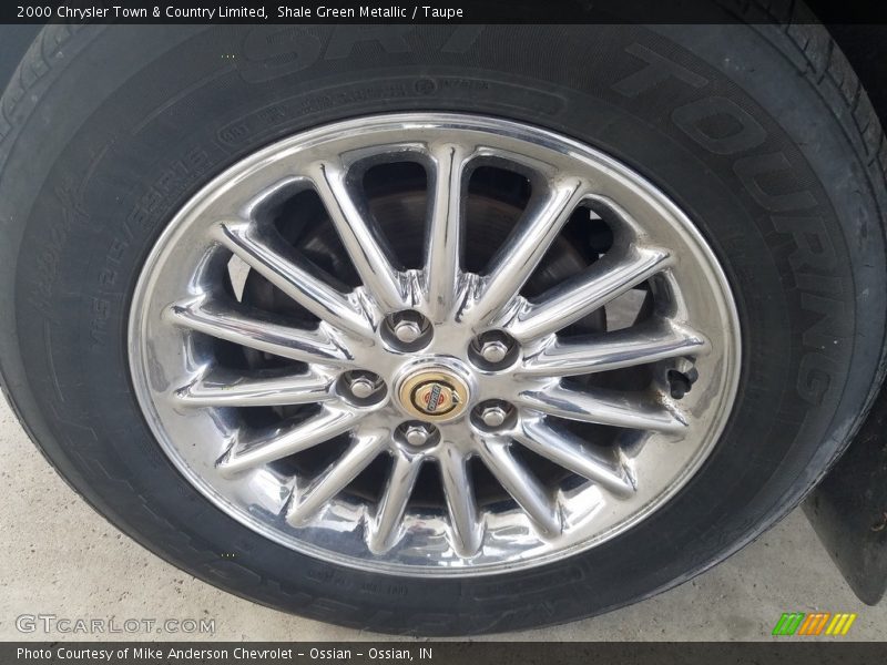 Shale Green Metallic / Taupe 2000 Chrysler Town & Country Limited