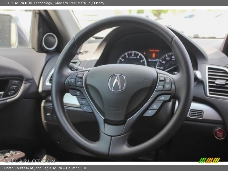 Modern Steel Metallic / Ebony 2017 Acura RDX Technology