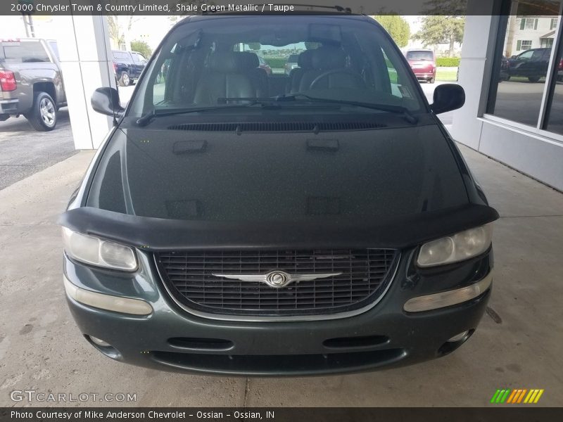 Shale Green Metallic / Taupe 2000 Chrysler Town & Country Limited
