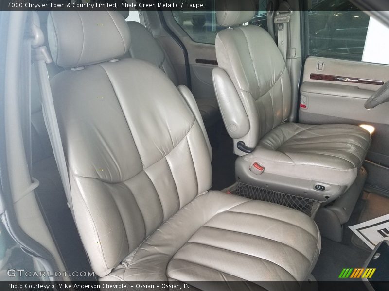 Shale Green Metallic / Taupe 2000 Chrysler Town & Country Limited