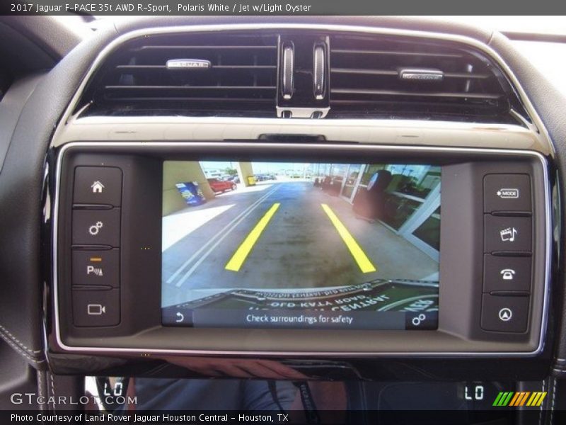 Polaris White / Jet w/Light Oyster 2017 Jaguar F-PACE 35t AWD R-Sport