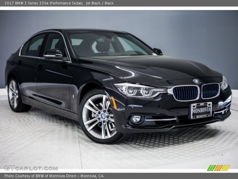 Jet Black / Black 2017 BMW 3 Series 330e iPerfomance Sedan