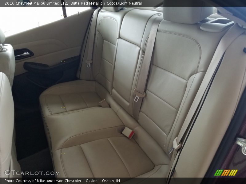 Butte Red Metallic / Cocoa/Light Neutral 2016 Chevrolet Malibu Limited LTZ