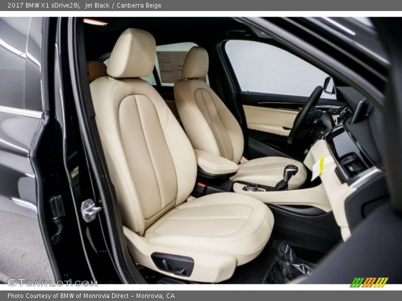 Jet Black / Canberra Beige 2017 BMW X1 sDrive28i