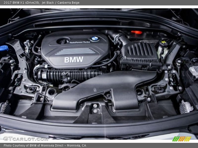 Jet Black / Canberra Beige 2017 BMW X1 sDrive28i