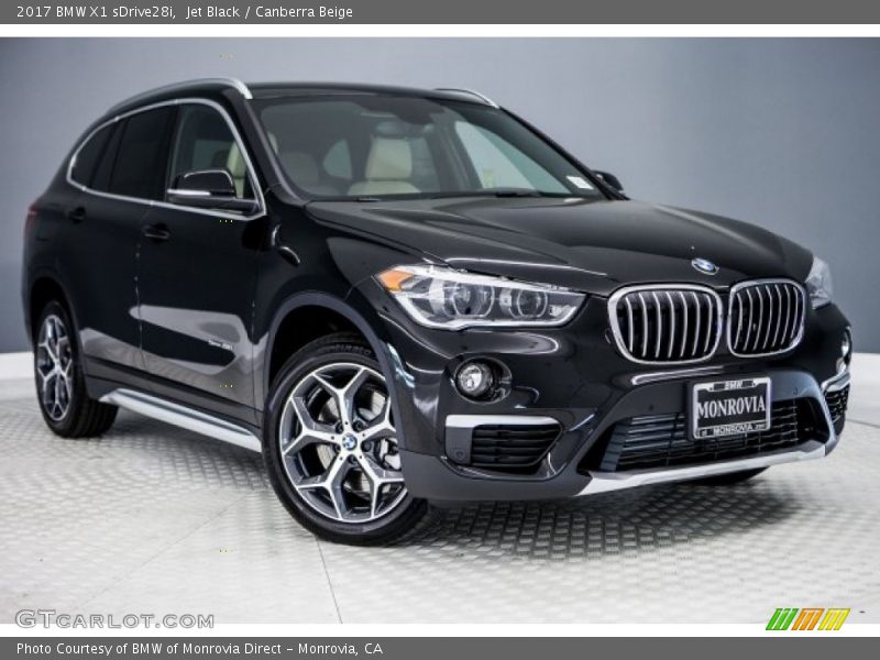 Jet Black / Canberra Beige 2017 BMW X1 sDrive28i