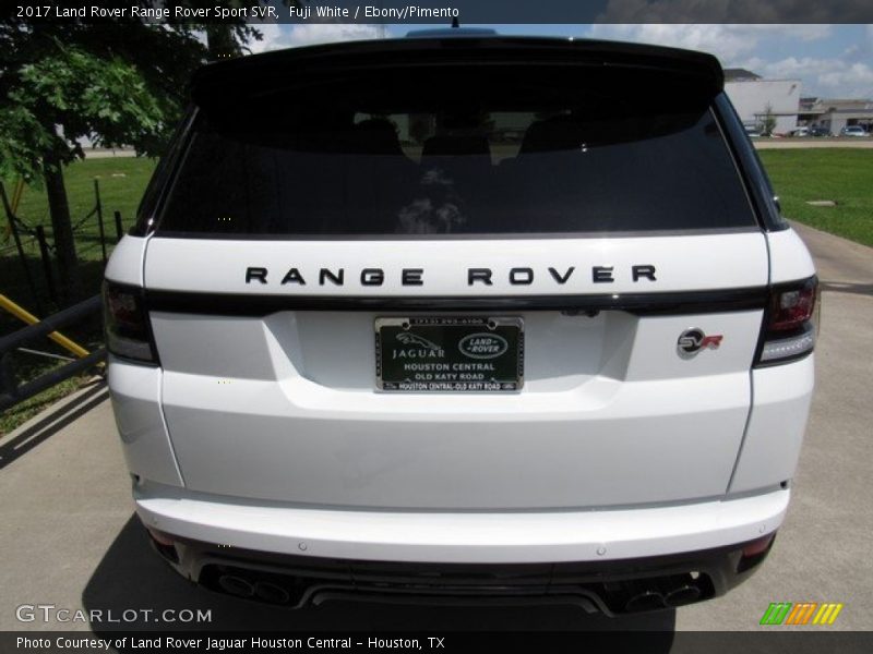 Fuji White / Ebony/Pimento 2017 Land Rover Range Rover Sport SVR