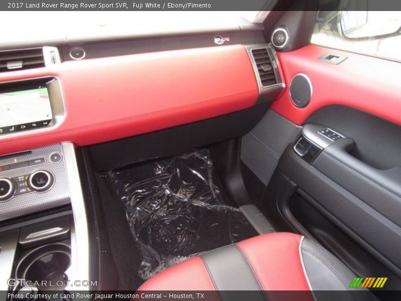 Dashboard of 2017 Range Rover Sport SVR