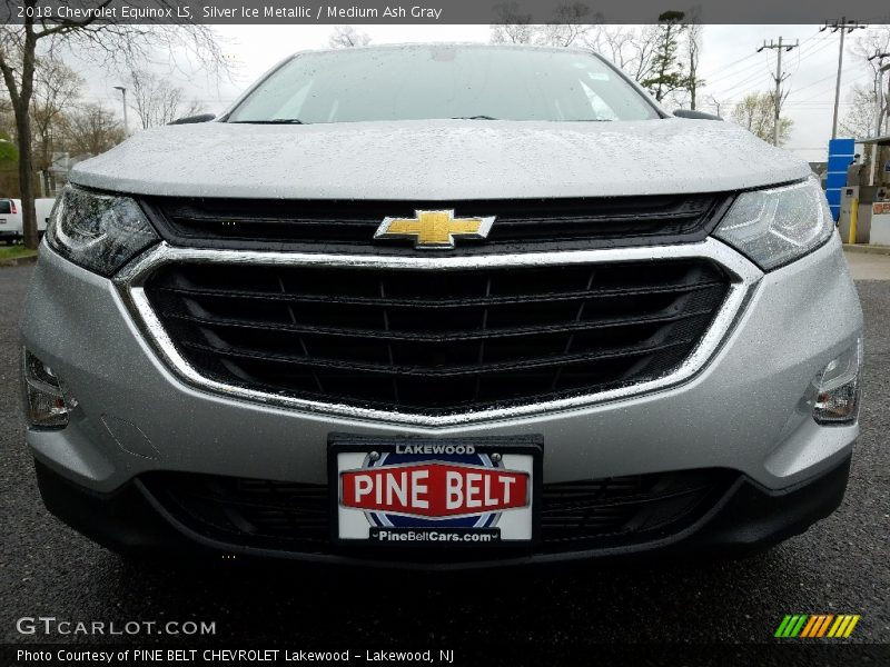 Silver Ice Metallic / Medium Ash Gray 2018 Chevrolet Equinox LS