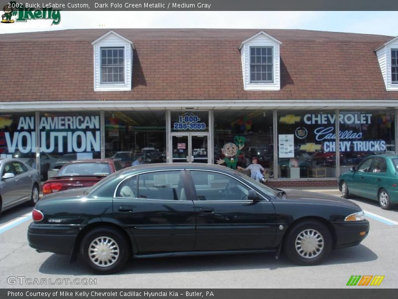 Dark Polo Green Metallic / Medium Gray 2002 Buick LeSabre Custom
