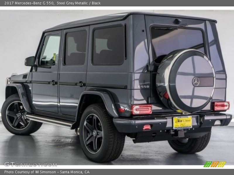 Steel Grey Metallic / Black 2017 Mercedes-Benz G 550