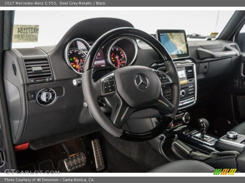 Steel Grey Metallic / Black 2017 Mercedes-Benz G 550