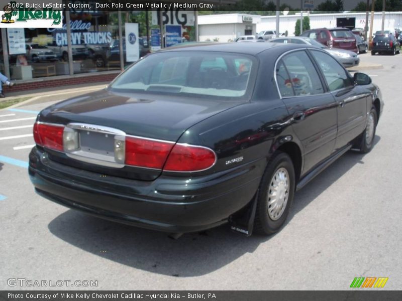 Dark Polo Green Metallic / Medium Gray 2002 Buick LeSabre Custom