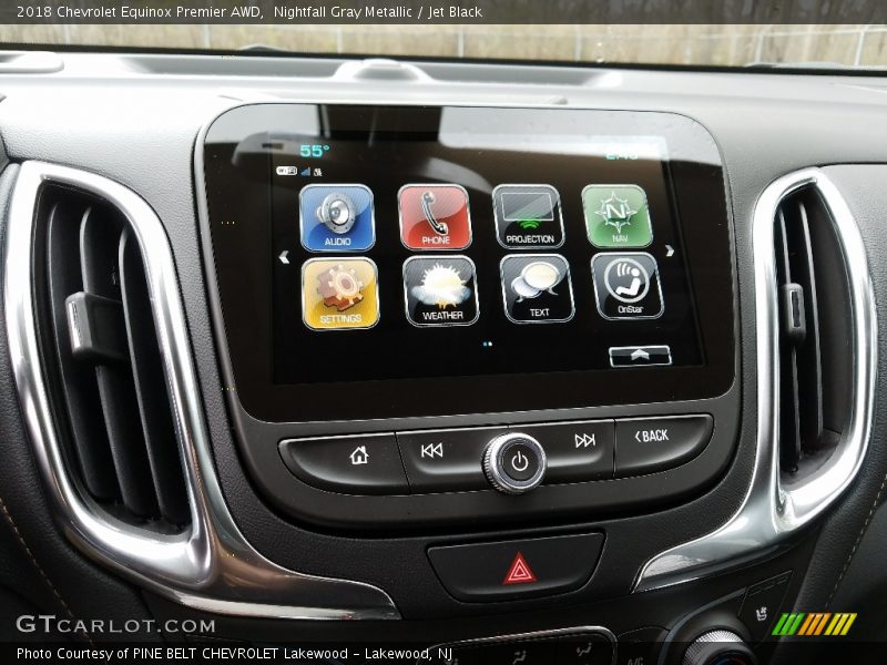 Controls of 2018 Equinox Premier AWD