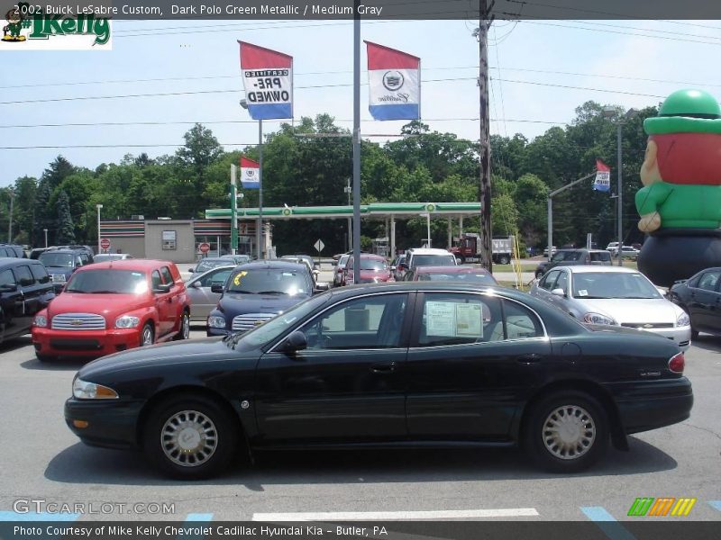 Dark Polo Green Metallic / Medium Gray 2002 Buick LeSabre Custom