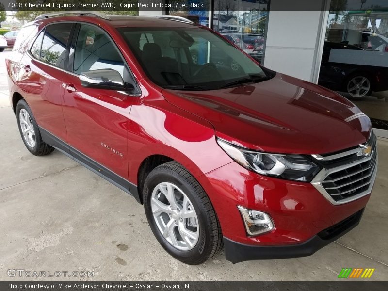 Cajun Red Tintcoat / Jet Black 2018 Chevrolet Equinox Premier AWD