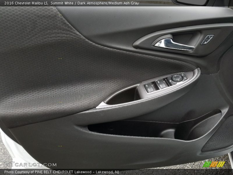 Summit White / Dark Atmosphere/Medium Ash Gray 2016 Chevrolet Malibu LS