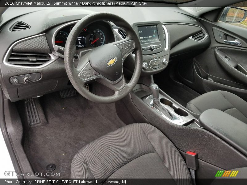 Summit White / Dark Atmosphere/Medium Ash Gray 2016 Chevrolet Malibu LS