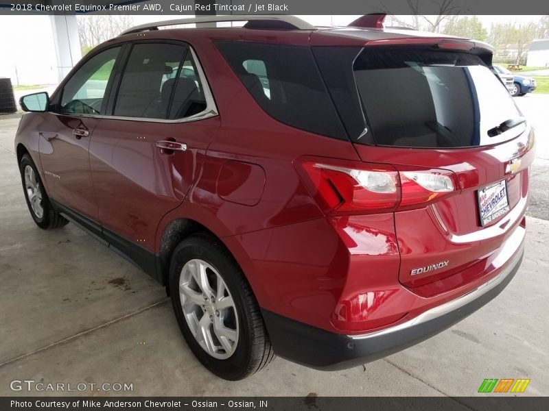 Cajun Red Tintcoat / Jet Black 2018 Chevrolet Equinox Premier AWD