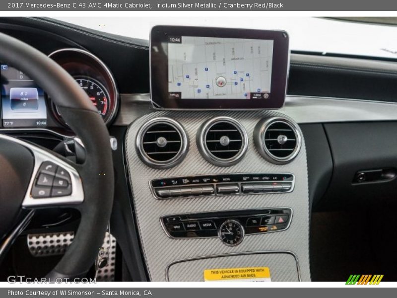 Controls of 2017 C 43 AMG 4Matic Cabriolet