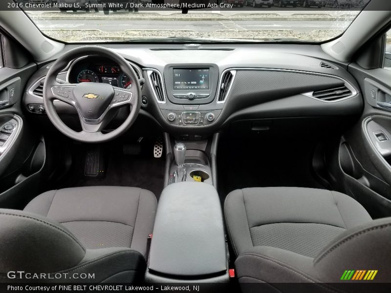 Summit White / Dark Atmosphere/Medium Ash Gray 2016 Chevrolet Malibu LS
