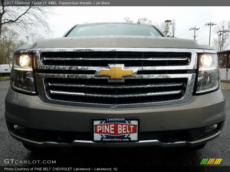 Pepperdust Metallic / Jet Black 2017 Chevrolet Tahoe LT 4WD