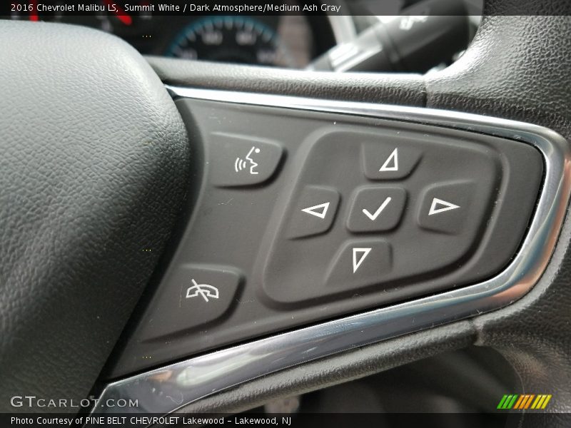 Summit White / Dark Atmosphere/Medium Ash Gray 2016 Chevrolet Malibu LS