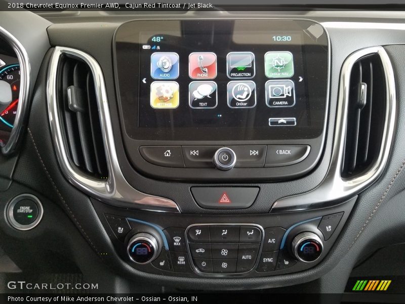 Cajun Red Tintcoat / Jet Black 2018 Chevrolet Equinox Premier AWD