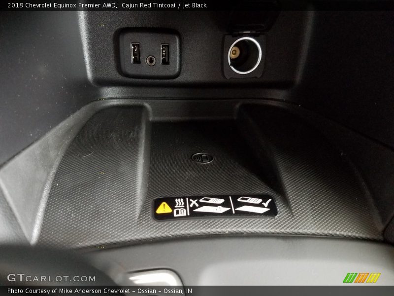 Cajun Red Tintcoat / Jet Black 2018 Chevrolet Equinox Premier AWD