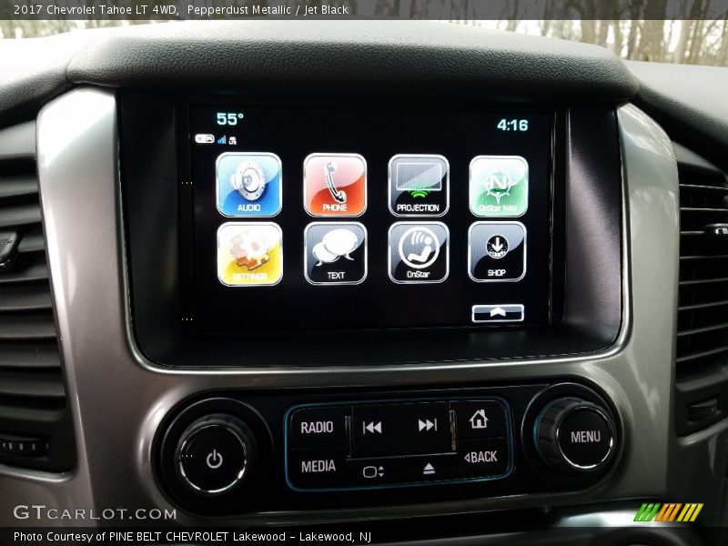 Pepperdust Metallic / Jet Black 2017 Chevrolet Tahoe LT 4WD